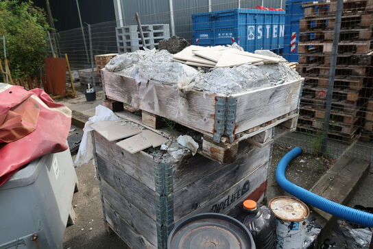 Vogn, plastikpallebur m.m.