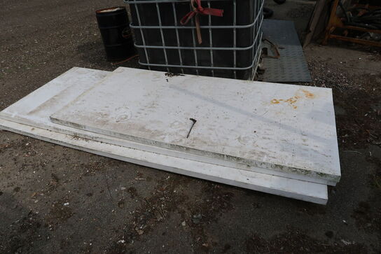 2 stk. palletanke samt køreplade