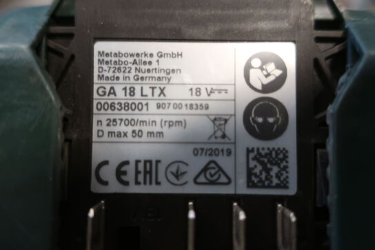 Akkuværktøj METABO m. 3 batterier & 2 ladere