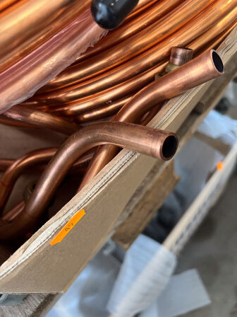 Copper pipes, etc.