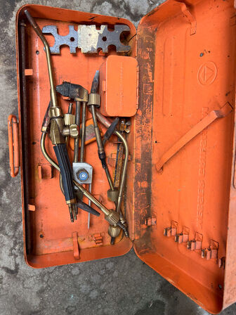 Cutting torch with RANDERS BØREN 121 cart
