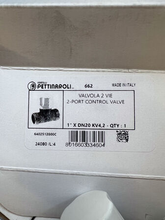 Messingfittings, PETTINAROLI reguleringsventiler, DANFOSS m.v.