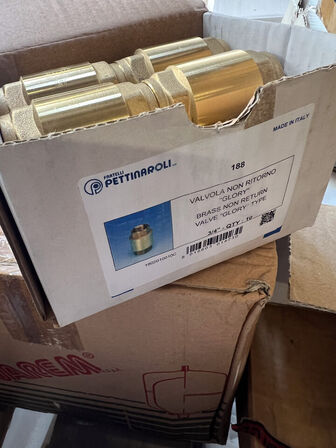 Messingfittings, PETTINAROLI reguleringsventiler, DANFOSS m.v.