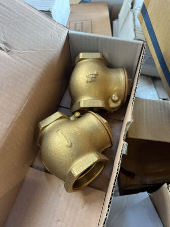Messingfittings, PETTINAROLI reguleringsventiler, DANFOSS m.v.