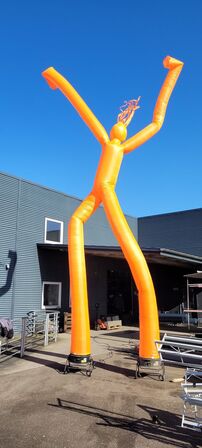 Flyguy 9m Orange m/ 2 stk blæsere