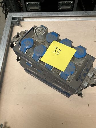 3 stk. Harting breakout box – 8 CEE ud