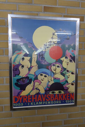 Plakat BJØRN WIINBLAD "Dyrehavsbakken"