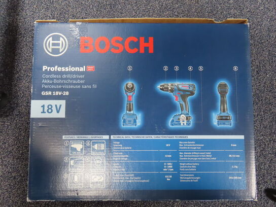 Boremaskine BOSCH GSR 18V-28