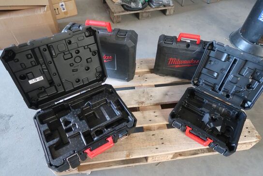 4 stk. værktøjskasser uden indhold
