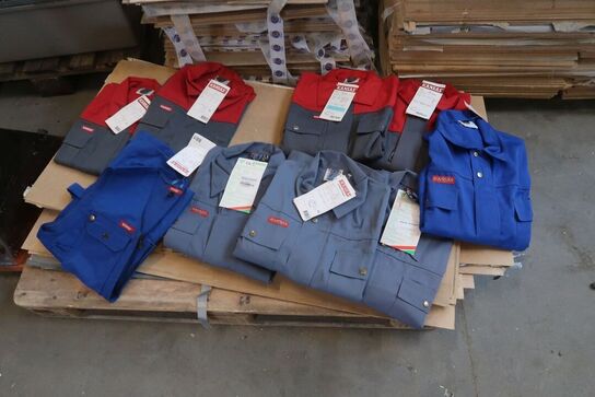 6 stk. arbejdsjakker,. 3 stk. arbejdsveste