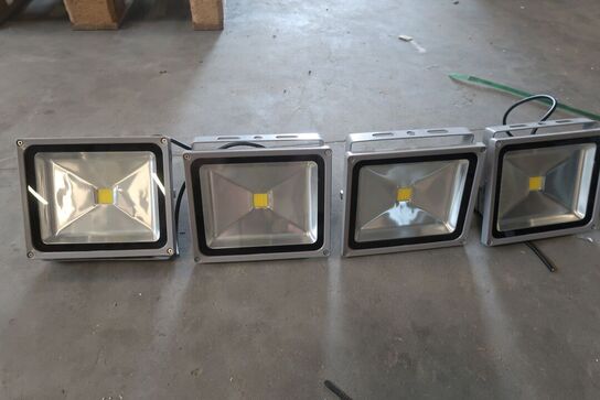 4 stk. arbejdslamper, LED