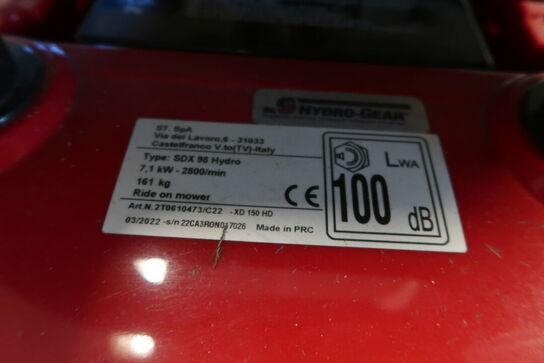 Havetraktor, Castelgarden XD 150 HD