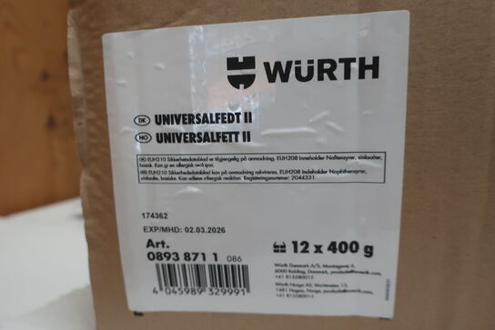 2 ks. á 12 stk. WÜRTH Universalfedt II
