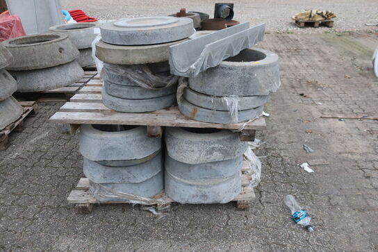 Brøndmateriel beton & stål (se billeder)