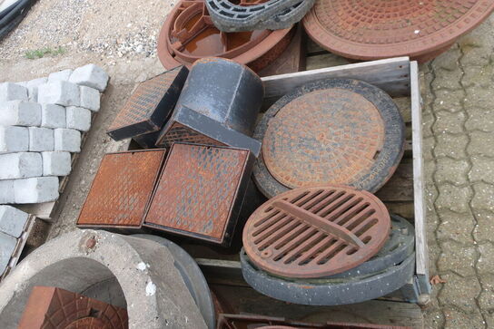 Brøndmateriel beton & stål (se billeder)