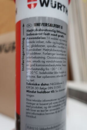 2 ks. á 12 stk. WÜRTH Universalfedt II