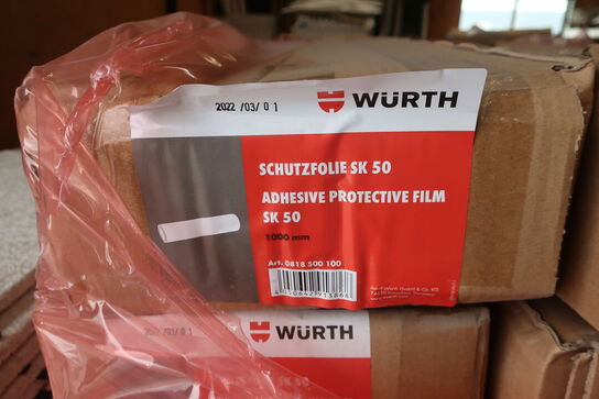 48 rll. WÜRTH SK 50 folie (100 cm bred) & 6 stk. fermacell plader