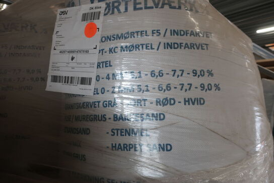 3 pll. div. mørtelprodukter m.v.