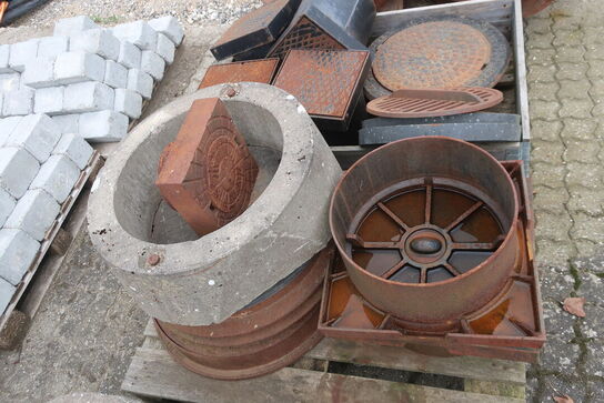 Brøndmateriel beton & stål (se billeder)