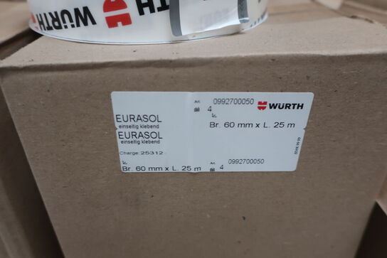Div. WÜRTH folieklæber, dampspærretape m.v.