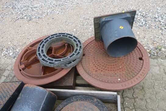 Brøndmateriel beton & stål (se billeder)