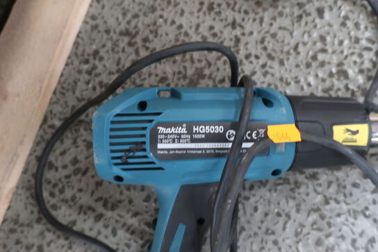 2 stk. varmepistoler MAKITA HG6031V, HG5030