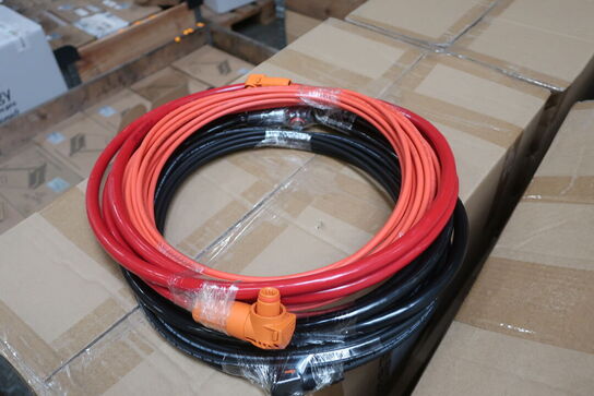 Kasse med 5 stk. kabelsæt battery cable & PV cable