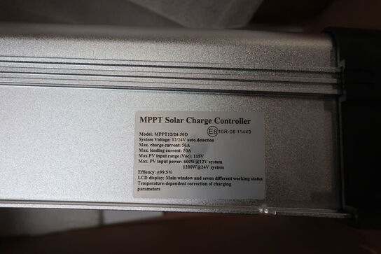 Charge controller MPPT Solar 50A 12/24-50D