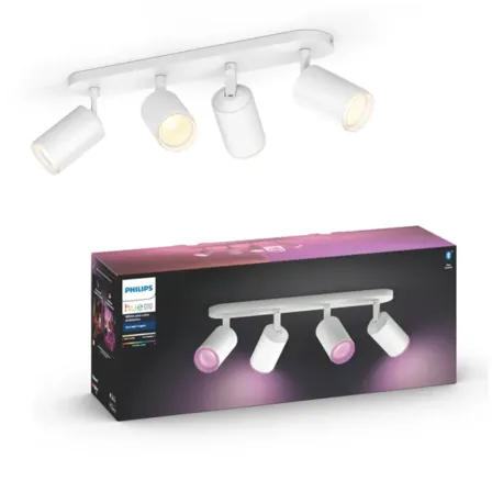 Philips hue fugato 4 spot color spot i hvid(ubrugt)