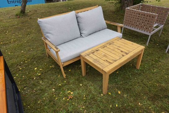 Zamora lounge sofa med bord 