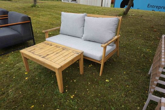 Zamora lounge sofa med bord 