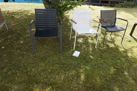 3 stk havestole  Ass 