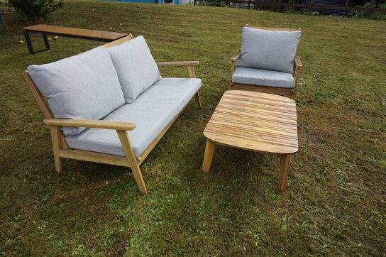 Zamora lounge sofa med bord og stol 