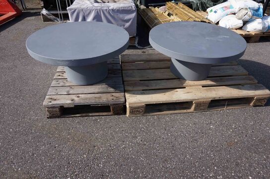 2 stk berlin lounge/haveborde Ø: 78 cm 