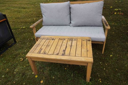 Zamora lounge sofa med bord 