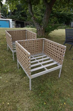 2 stk fletstole uden hynder 