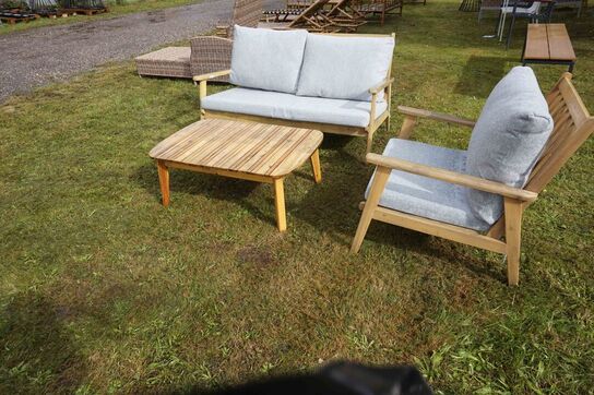 Zamora lounge sofa med bord og stol 
