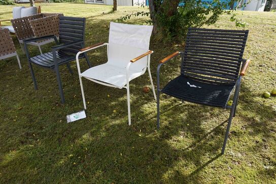 3 stk havestole  Ass 