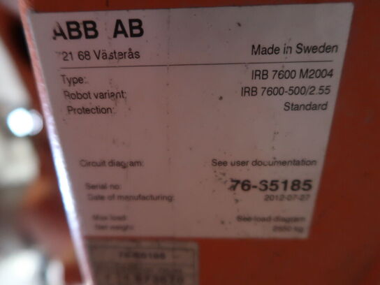 Robotarm ABB IRB 7600
