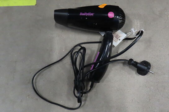 Hårtørrer samt hot brush BABYLISS