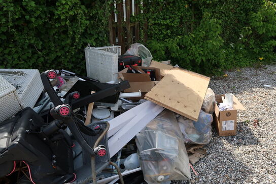 Kabeltromler, EURO-Paller, pallerammer m.m. (alt skal medtages)