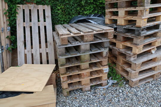 Kabeltromler, EURO-Paller, pallerammer m.m. (alt skal medtages)