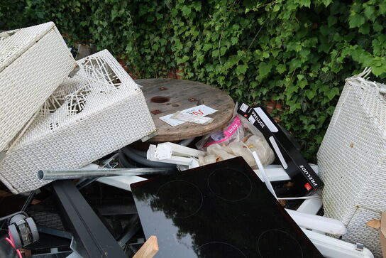 Kabeltromler, EURO-Paller, pallerammer m.m. (alt skal medtages)