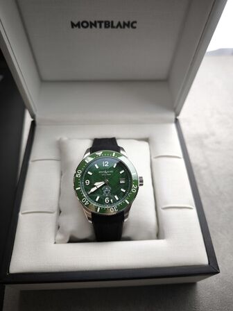 Herreur MONTBLANC 1858 Date 0 Oxygen 41 mm aut.