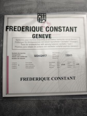 Herreur FREDERIQUE CONSTANT Highlife 41 mm aut.