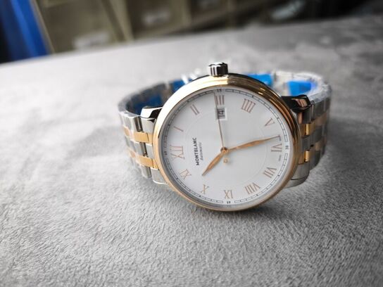 Herreur MONTBLANC Tradition Steel & Red Gold Collection 40 mm aut.