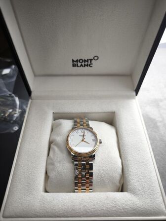 Dameur MONTBLANC Tradition Steel & Red Gold Collection 32 mm aut.