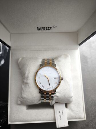 Herreur MONTBLANC Tradition Steel & Red Gold Collection 40 mm aut.