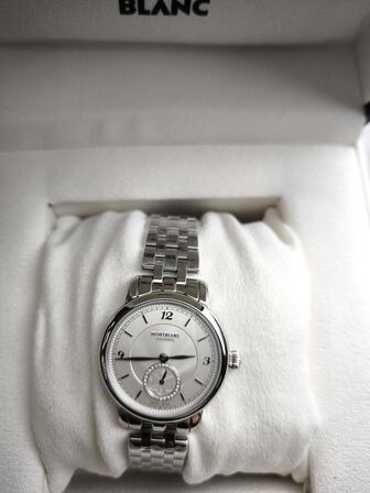 Dameur MONTBLANC Star Legacy Steel Collection small second 32 mm aut.