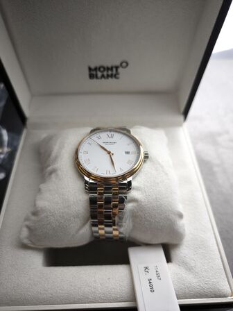 Herreur MONTBLANC Tradition Steel & Red Gold Collection 40 mm aut.